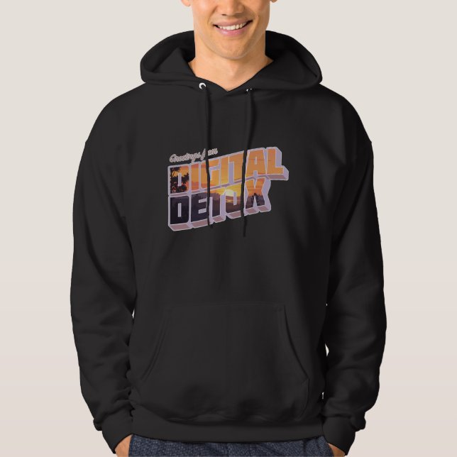 Sudadera Saludos desde la detención digital (Anverso)