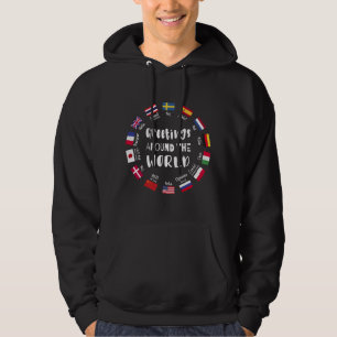 Sudadera Saludos en todo el mundo, Hola en todos los idioma