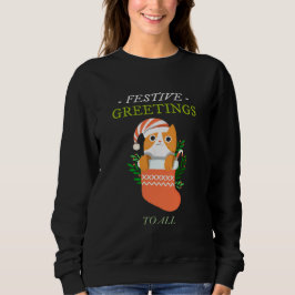 Sudadera Saludos festivos a todos los Navidades