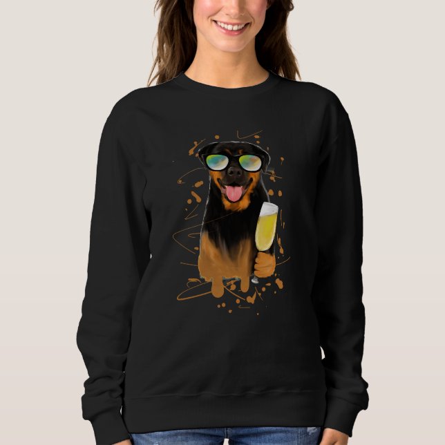 Sudadera Saludos Rottweiler Hund Geschenke (Anverso)