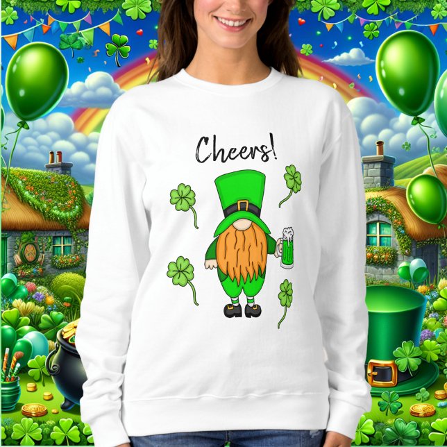 Sudadera Saludos San Patricio | Cerveza verde (Subido por el creador)