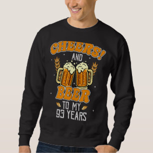 Sudadera Saludos Y Cervezas A Los 93 Años 93ª Fiesta De Cum