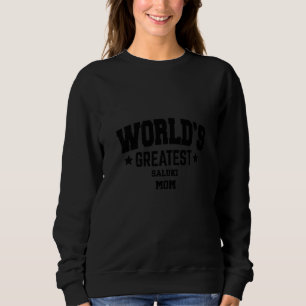 Sudadera Saluki Femenino Para Mamá Raza De Perro