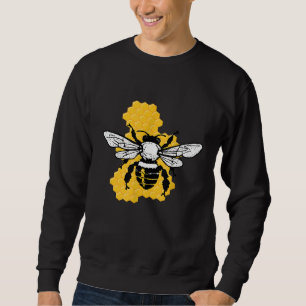 Sudadera Salva Las Abejas Apicultor Panal Ecologista