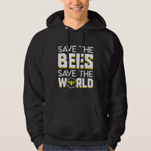 Sudadera Salva Las Abejas Salva El Mundo Apicultor Ambienta