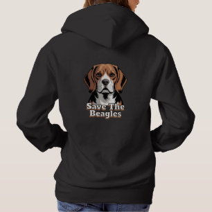 Sudadera Salva los Beagles Amantes de los Perros