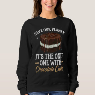 Sudadera Salva Nuestro Planeta Es El Único Con Chocolate C