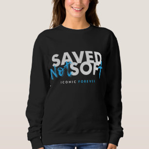 Sudadera Salvado, no blando, salvado por la gracia, el cris