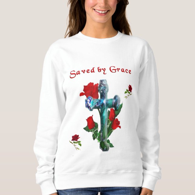 Sudadera Salvado por Grace (Anverso)