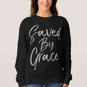 Sudadera Salvado por Grace Cote Christian Hymn Lyric Gospel