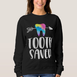 Sudadera Salvador de dientes dentista divertido higienista