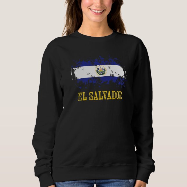 Sudadera Salvadorian enthusiasts for El Salvador and El Sal (Anverso)