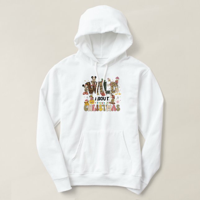 Sudadera salvaje acerca de los navidades (Diseño del anverso)