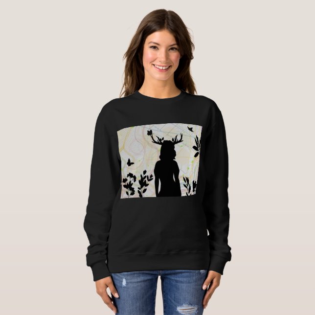 Sudadera Salvaje con la naturaleza (Anverso completo)