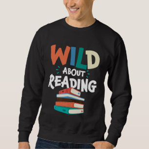 Sudadera Salvaje por leer libros de la biblioteca de litera