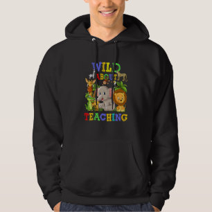 Sudadera Salvaje Sobre Enseñanza Safari Escuela de la Jungl