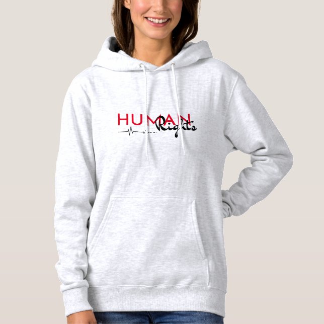 Sudadera Salvamento de los derechos humanos (Anverso)
