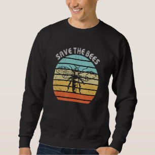 Sudadera Salvar a las abejas Camisas Retro Estilo Abeja Cam