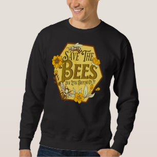 Sudadera Salvar a las abejas de la miel de abeja guardián d