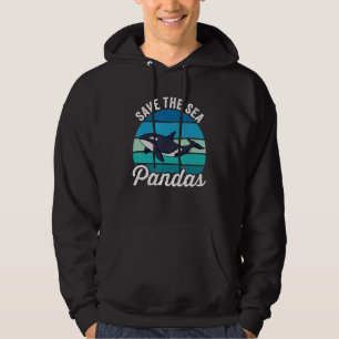 Sudadera Salvar a las pandas del mar Orca vintage adorable