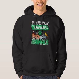 Sudadera Salvar a los animales es mi veterinario