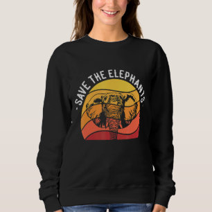Sudadera Salvar a los Elefantes Zoológico Safari Zook