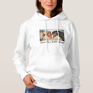 Sudadera Salvar a nuestros salvajes caballos