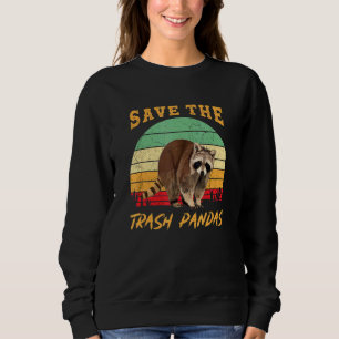 Sudadera Salvar al animal de raza pandas raccoon