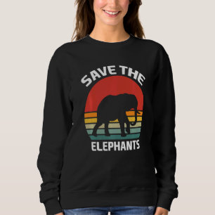 Sudadera Salvar al elefante Elefante Costume Elefante