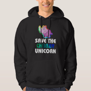 Sudadera Salvar Al Unicornio Regordete Rinoceronte Gordo An