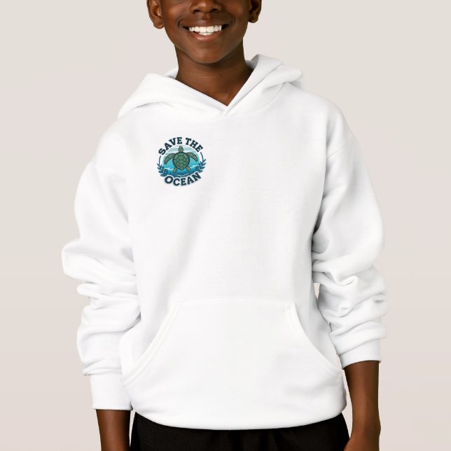 sudadera salvar el océano (Anverso)
