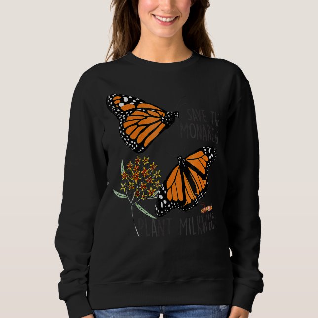 Sudadera Salvar esta planta de monarcas Somes Milkweed Mari (Anverso)