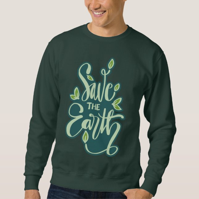 Sudadera Salvar la Tierra (Anverso)