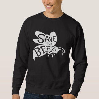 Sudadera Salvar Las Abejas Jardinería Apicultor De Blanco