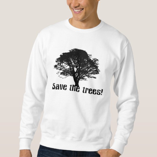 Sudadera Salvar los árboles (Anverso)