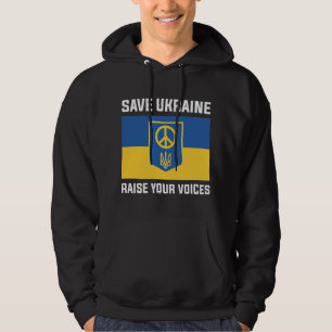 Sudadera Salvar Ucrania alza tus voces