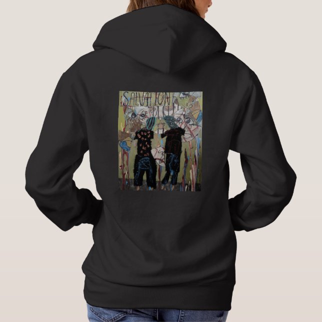 Sudadera Salvation Abstract Art  (Reverso)