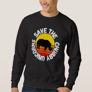 Sudadera Salven A Los Coloridos Animales Rinocerontes De Ch