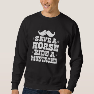 Sudadera Salven A Un Caballo Con Un Amante De Rodeo De Must