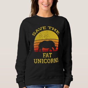 Sudadera Salven Al Gordo Rinoceronte De Unicornios