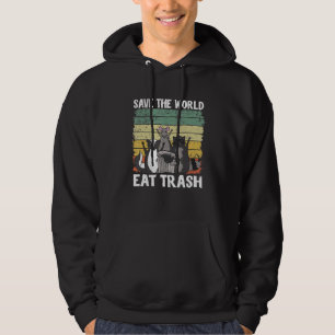 Sudadera Salven Al Mundo Comer Raccoon Rat Skunk
