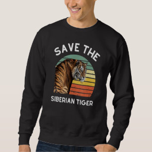 Sudadera Salven al retro siberiano de tigres hombres mujere