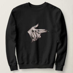 Sudadera Salven de mi mente - Camiseta de mano de arma artí