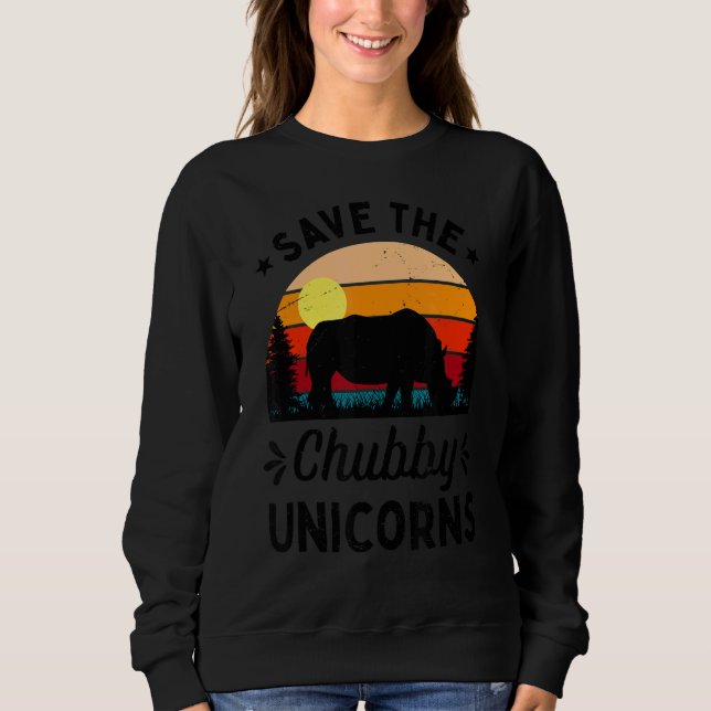 Sudadera Salven la plataforma de animales de rinocerontes d (Anverso)