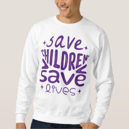 Sudadera Salven niños, salven vidas