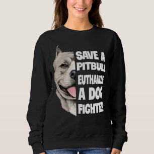 Sudadera Salven Una Eutanasia De Pitbull Para Un Perro Enam