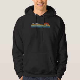 Sudadera Salzburgo Austria Retro Sunset Rainbow Synpe