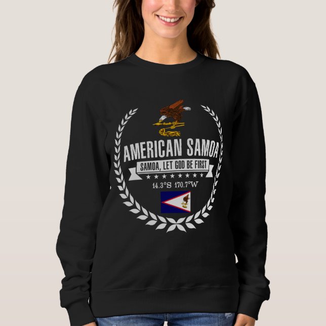 Sudadera Samoa Americana (Anverso)