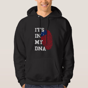 Sudadera Samoa Está En Mi ADN Orgullo Samoano Bandera De Sa