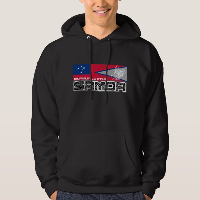 Sudadera Samoa Muamua Le Atua - bandera de American (Anverso)